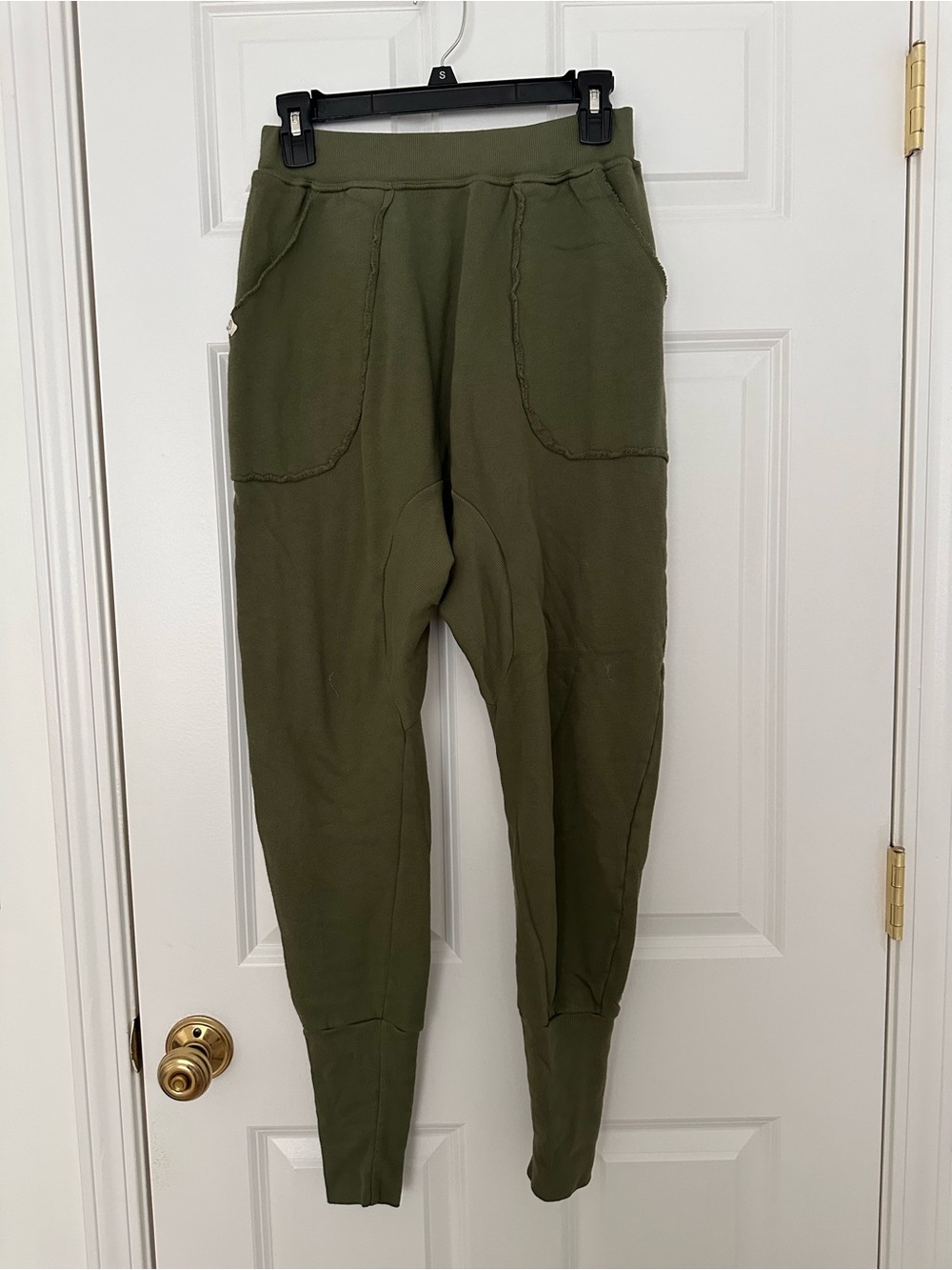 LENNON & WOLFE Youth Olive Green Harem Sweatpants